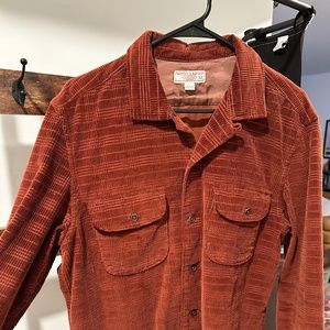 Wallace and Barnes Shirt Jacket Burgundy sz Medium